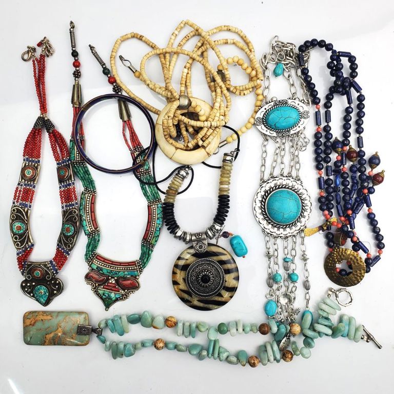 Bag lot of costume jewelry