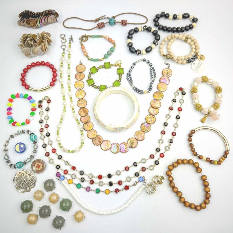 Bag Lot of Good Costume Jewelry
