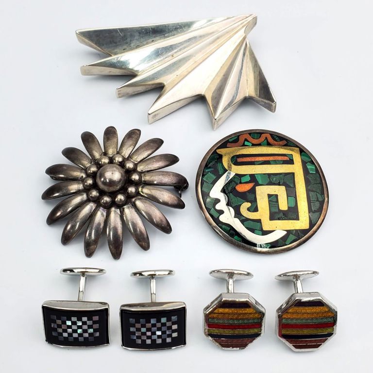 Group lot of MCM sterling silver jewelry items