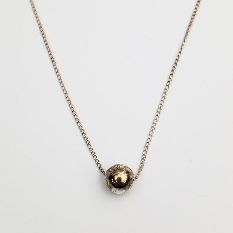 Tiffany & Co. sterling silver ball necklace