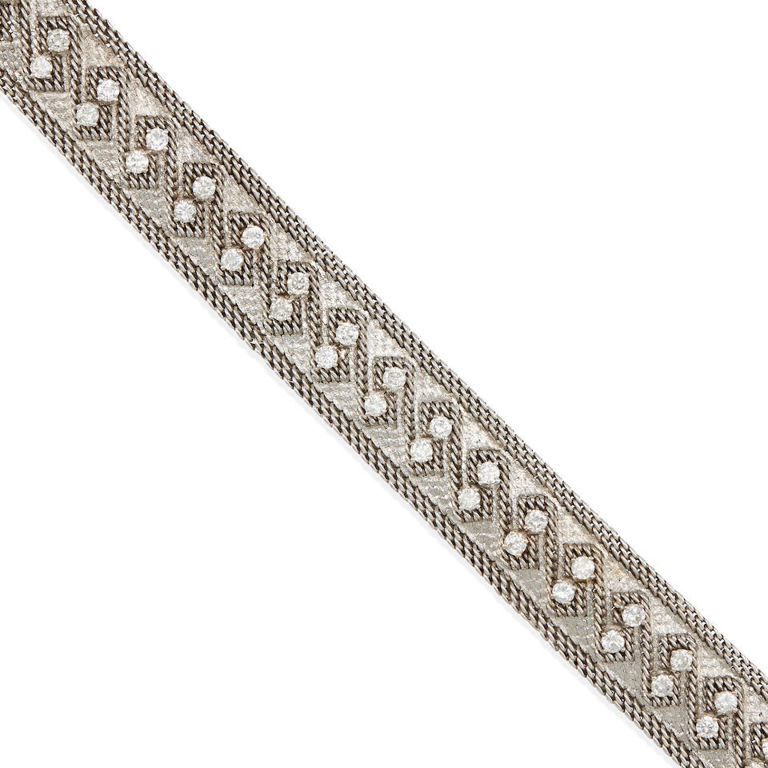 18k gold and diamond bracelet