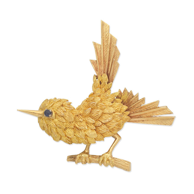 Bird brooch