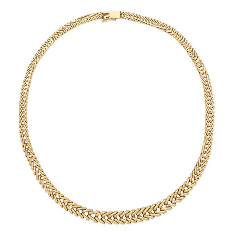 Gold necklace