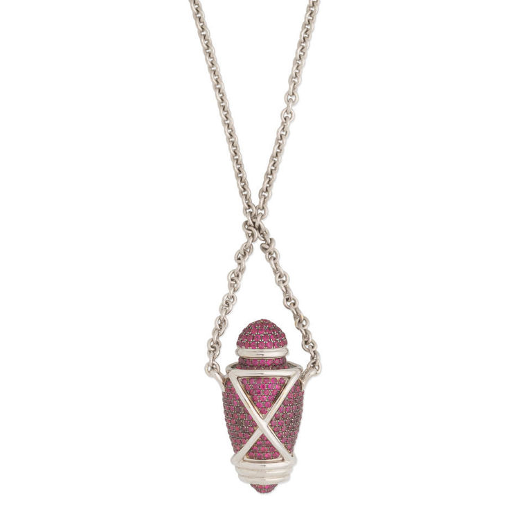 Theo Fennell gem-set 'Ampoule' pendant necklace