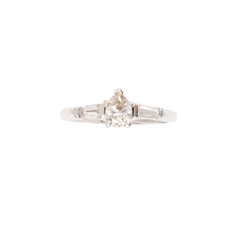 Platinum diamond ring