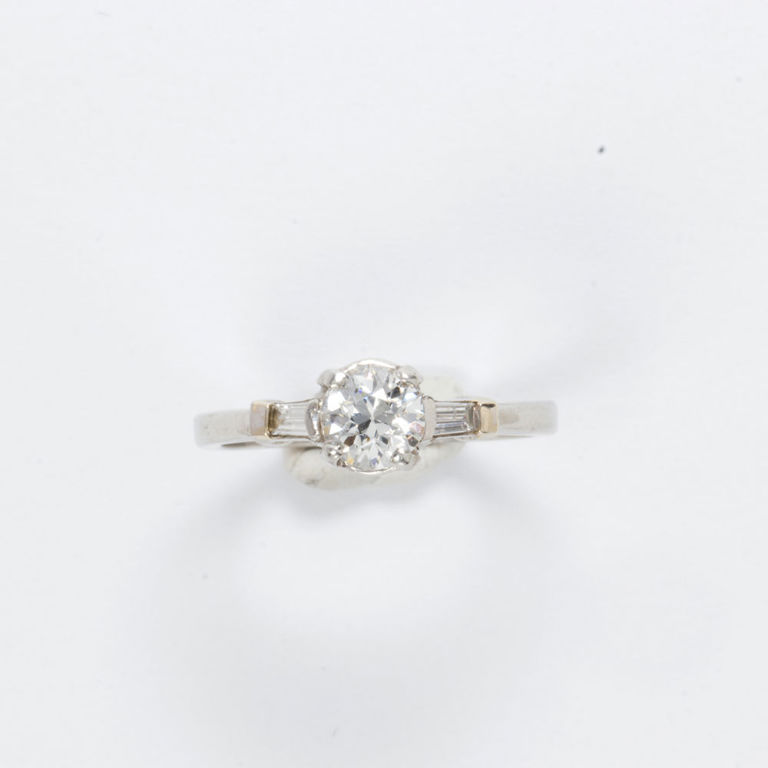 Platinum diamond ring