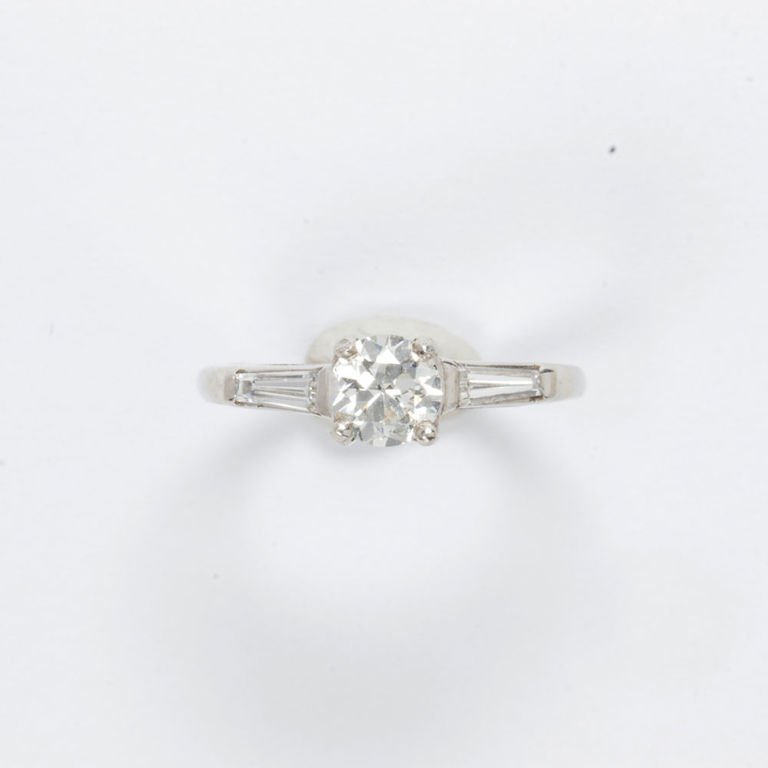 Platinum diamond ring