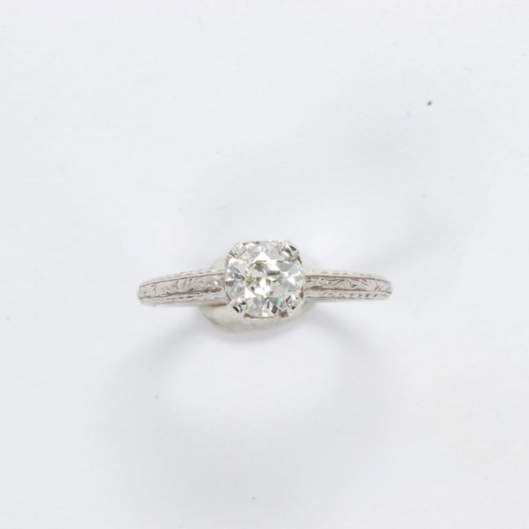 Platinum diamond ring