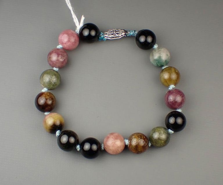 10k white gold tourmaline bracelet