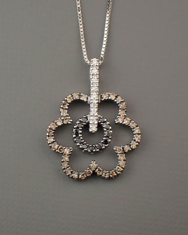 Le Vian diamond pendant and gold chain