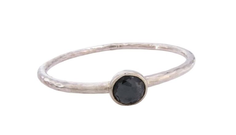 Ippolita sterling silver black mother-of-pearl bangle