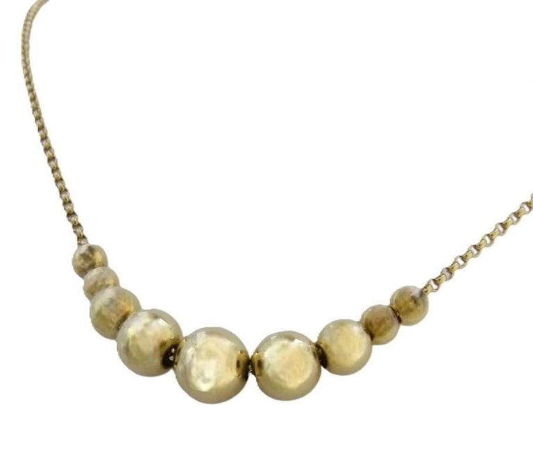 Lagos 18k gold caviar bead necklace