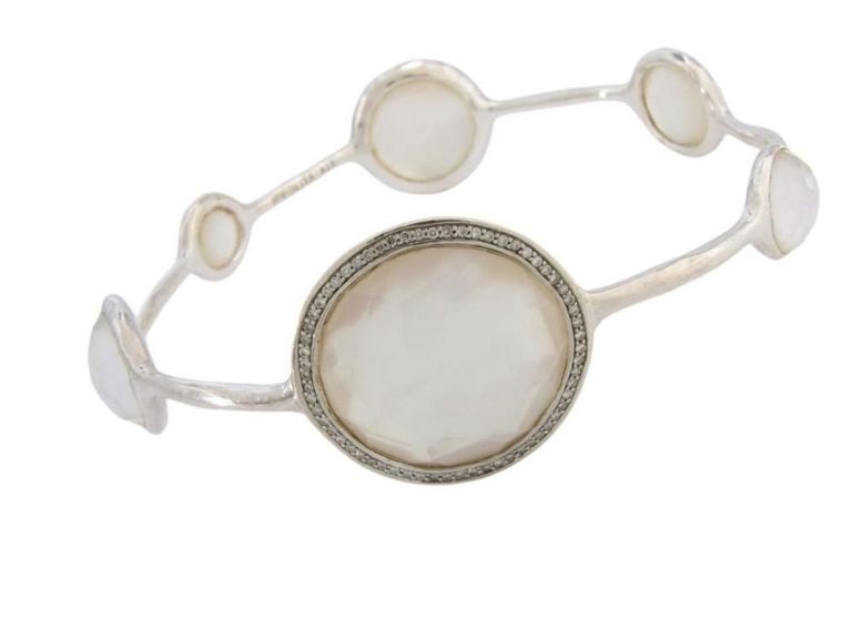 Ippolita mother-of-pearl diamond Lollipop bracelet