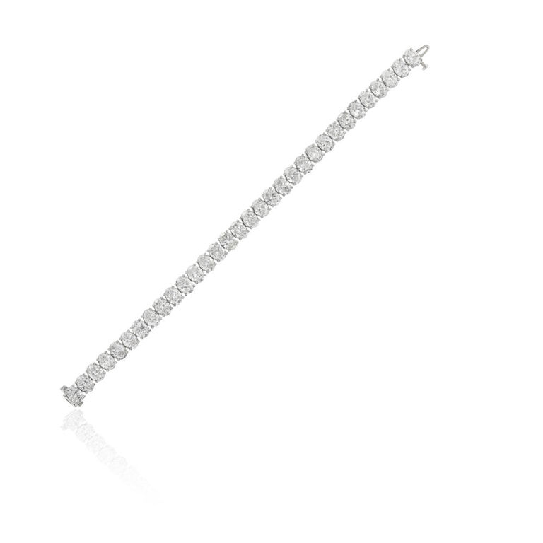 Platinum diamond bracelet