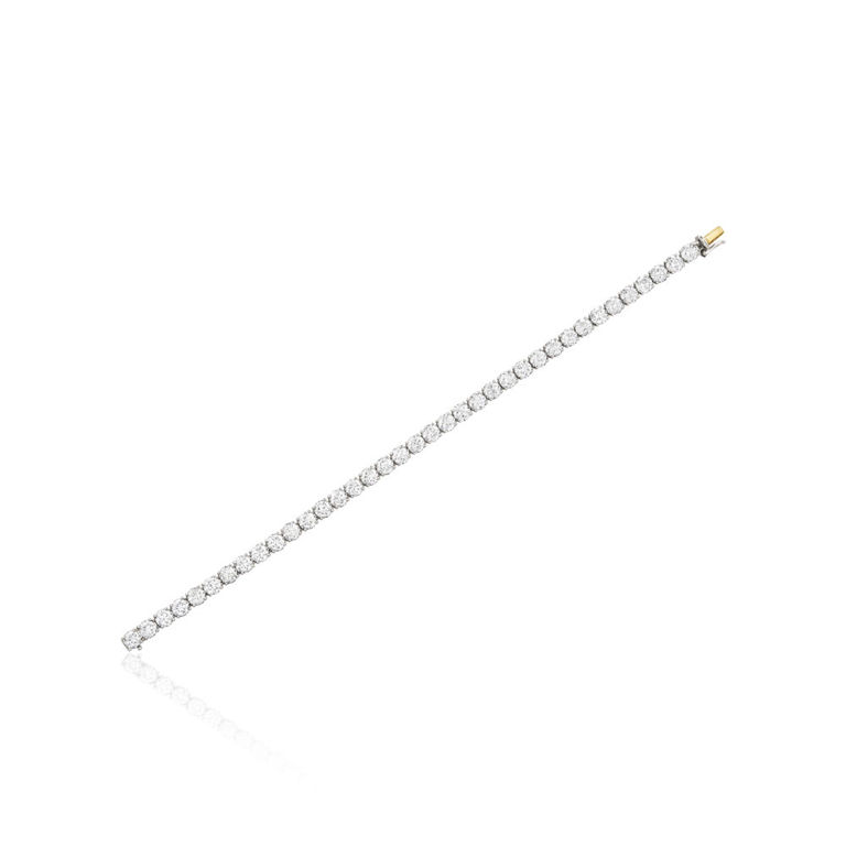Platinum diamond bracelet