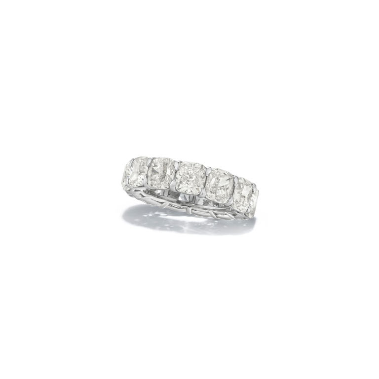 Platinum diamond eternity band