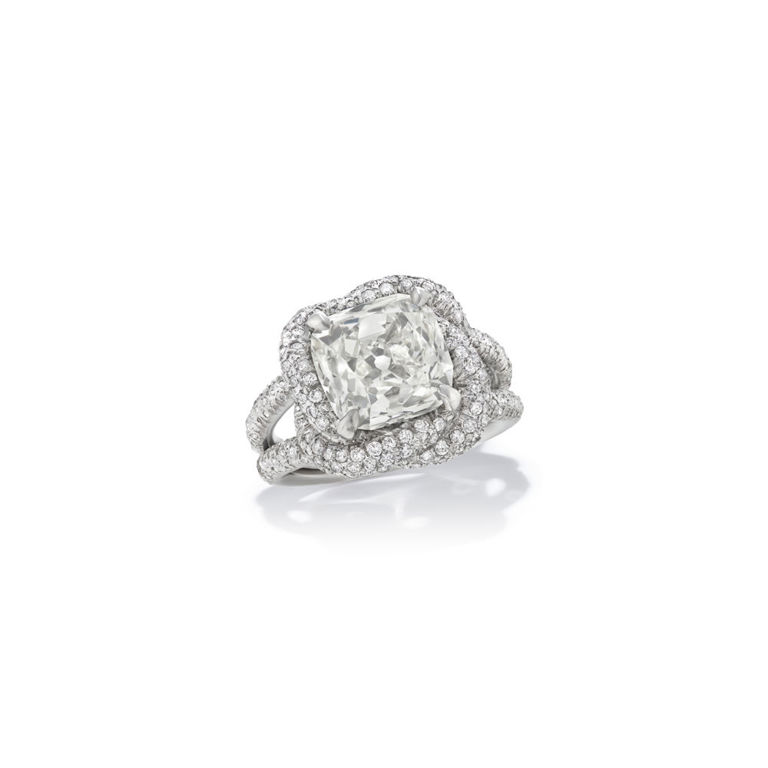 Platinum diamond ring
