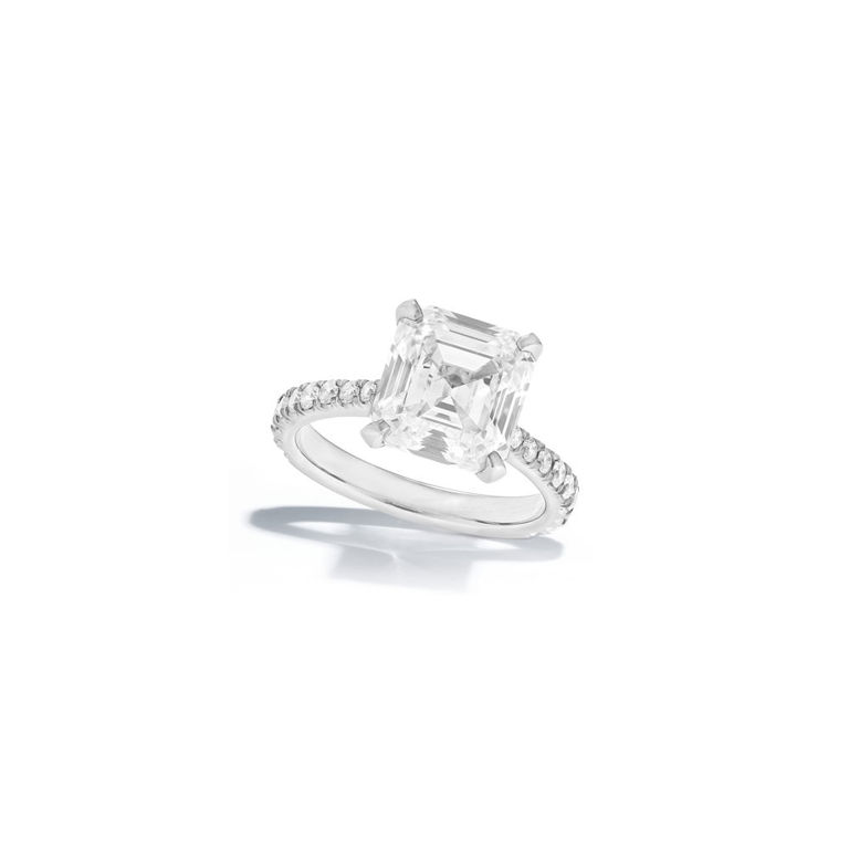 Platinum diamond ring