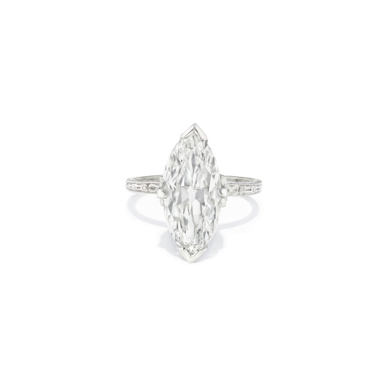 Platinum diamond ring