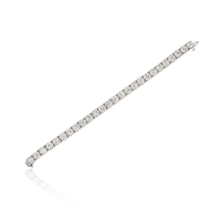 18k white gold diamond bracelet