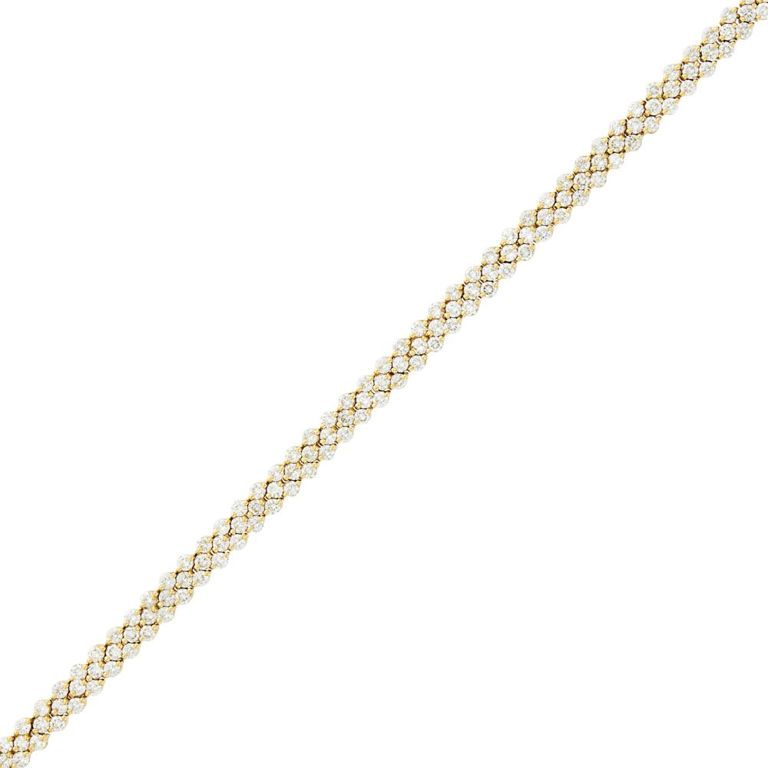 18k gold bracelet with diamonds