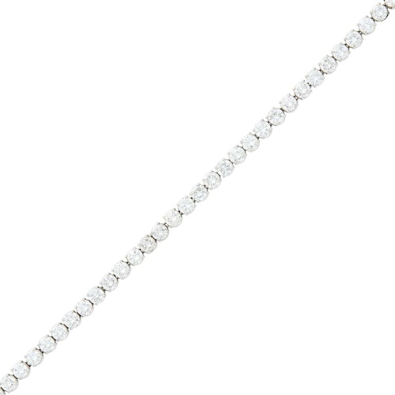 18k white gold bracelet with diamonds