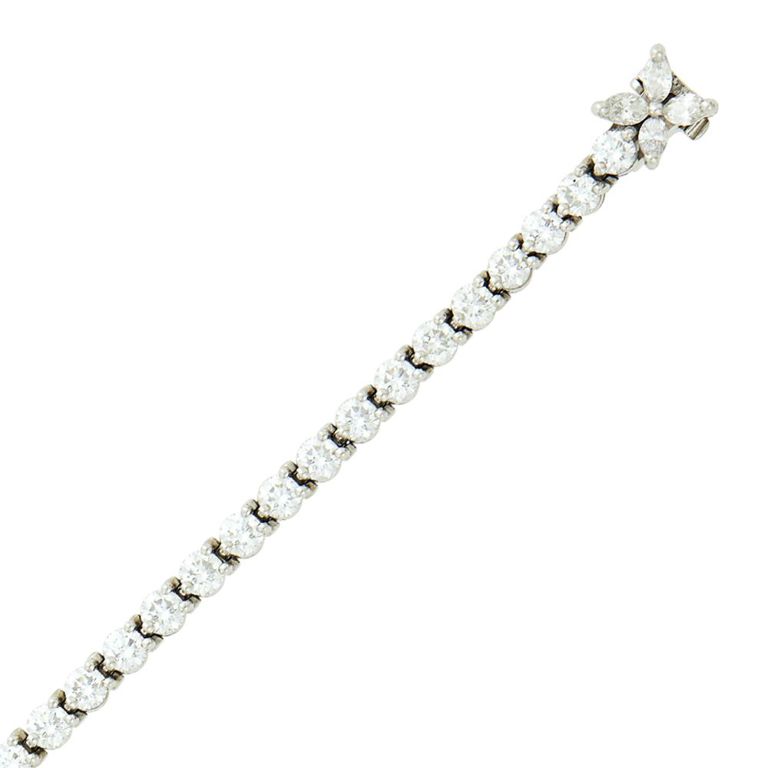 Tiffany & Co. platinum 'Victoria' bracelet with diamonds