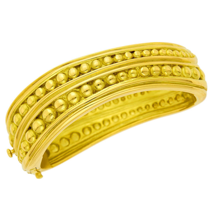 Barry Kieselstein-Cord gold bangle bracelet
