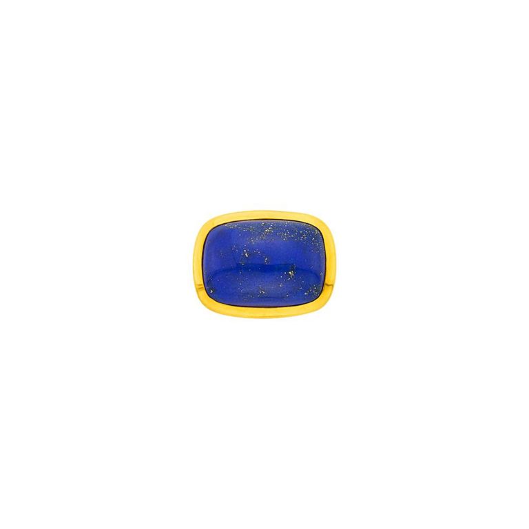 18k gold Seaman Schepps lapis ring