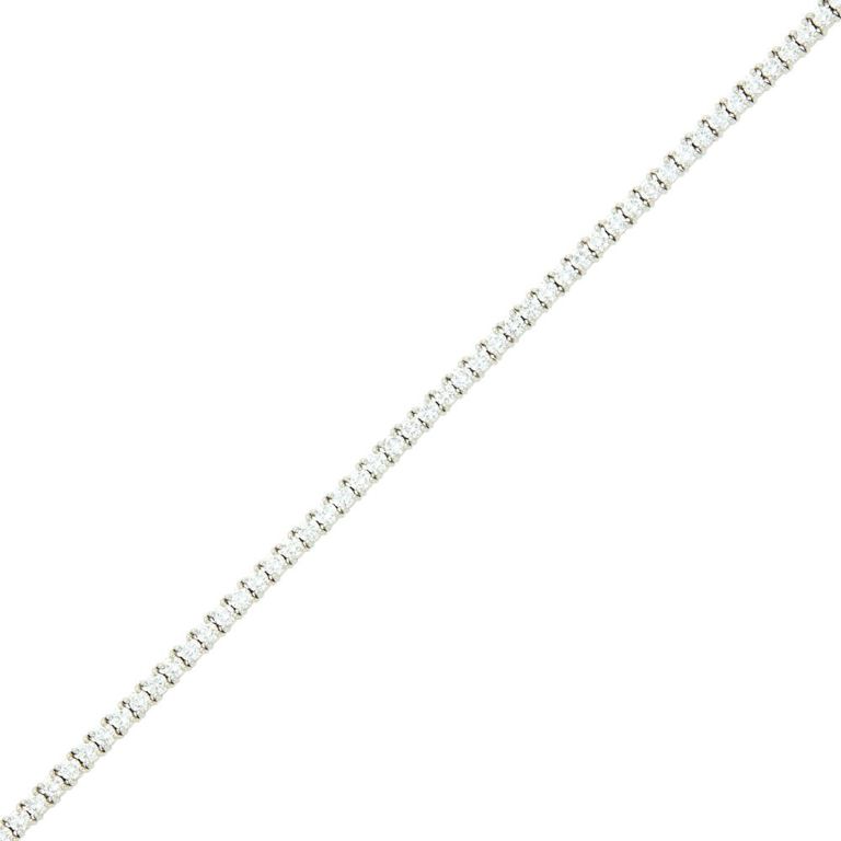 Platinum bracelet with diamonds
