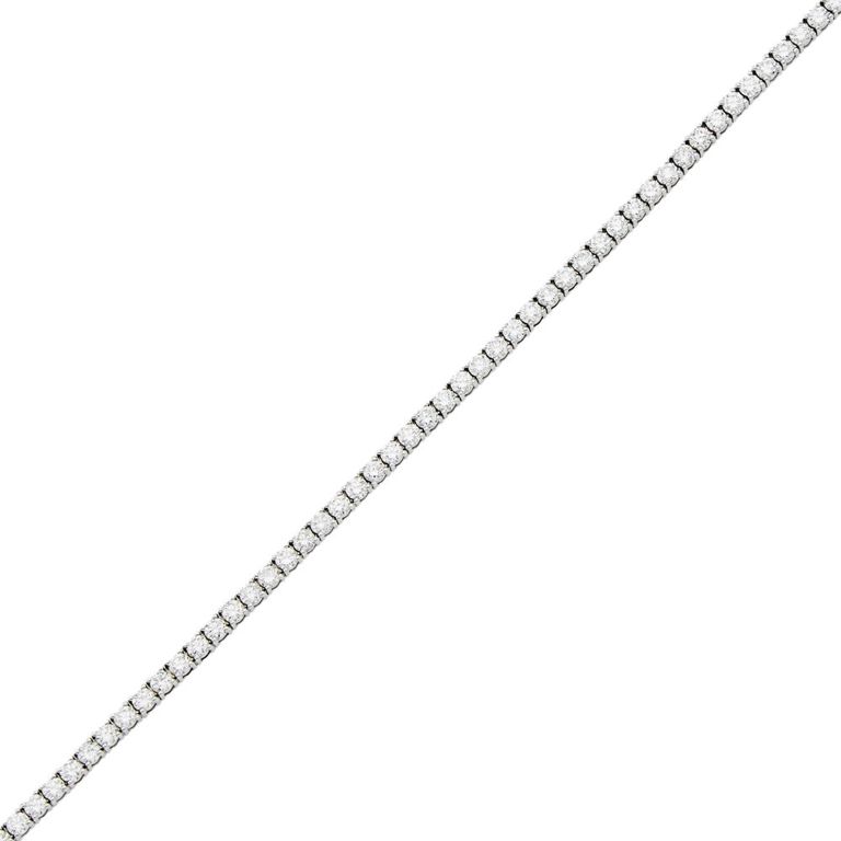 18k white gold bracelet with diamonds