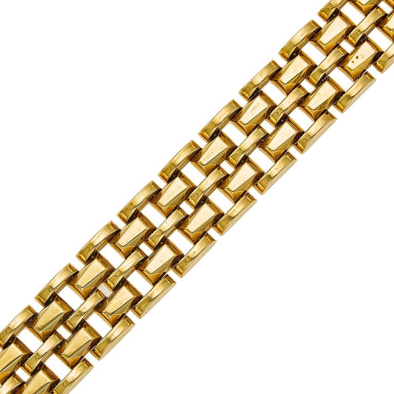 Retro gold bracelet