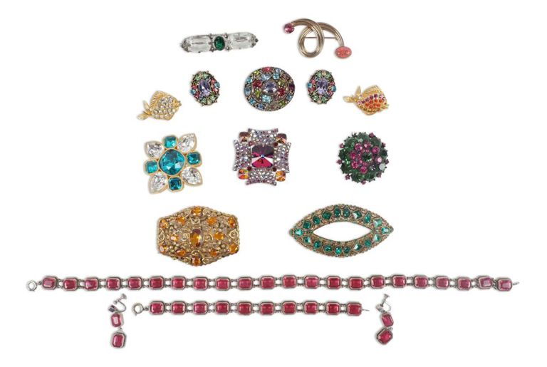 Large group of costume jewelry