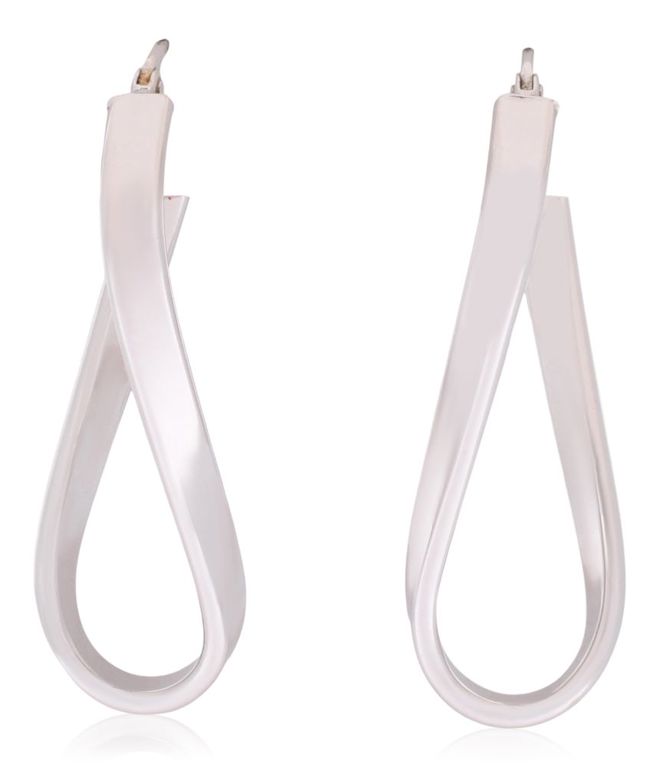 18k white gold earrings