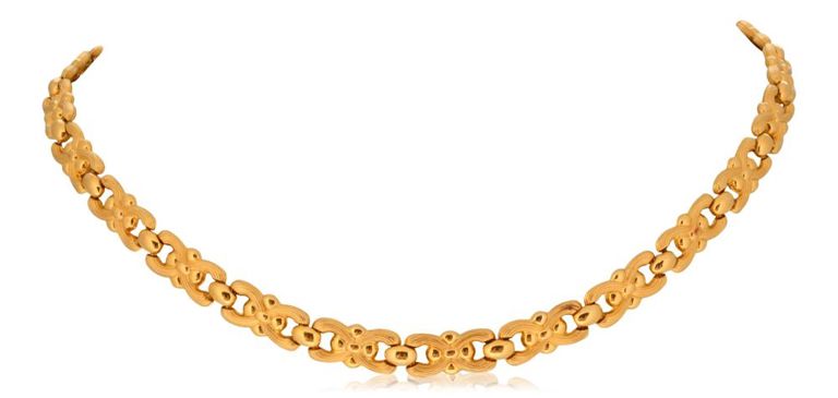 22k yellow gold necklace