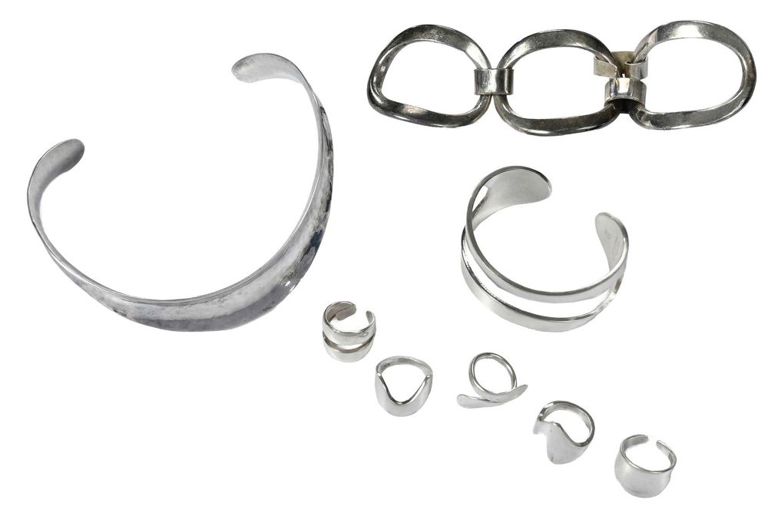 Sterling silver jewelry by Danish designers