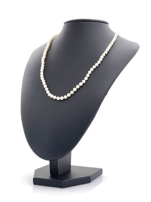 14k yellow gold pearl necklace