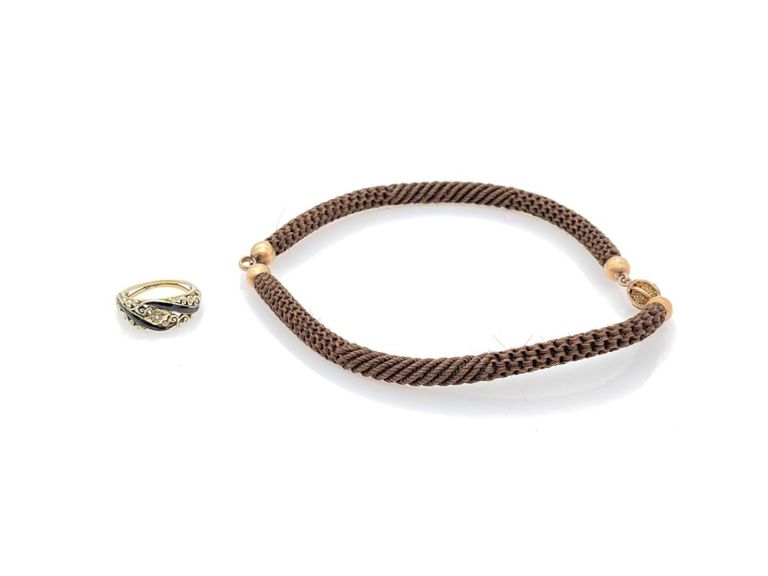 10k gold bracelet and 14k gold ring
