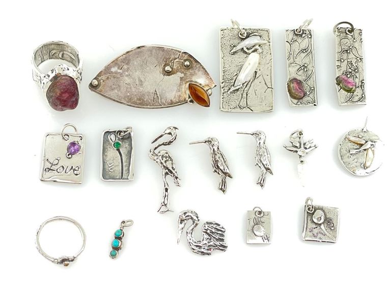 Nadine Leo sterling silver gemstone jewelry