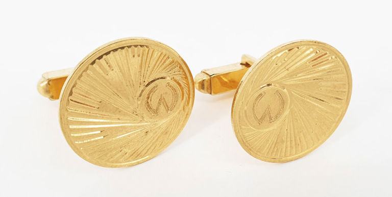 14k gold cufflinks