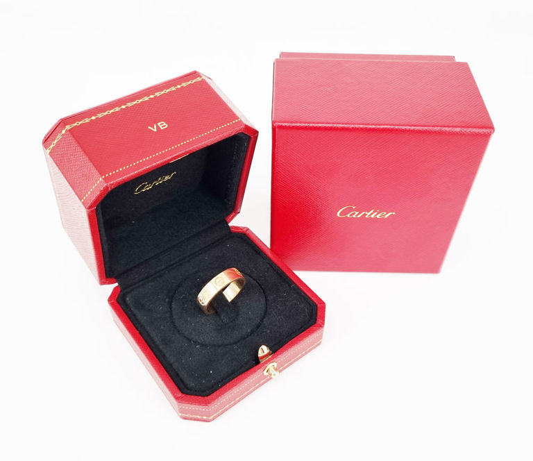 Cartier 18k yellow gold 'Love' ring