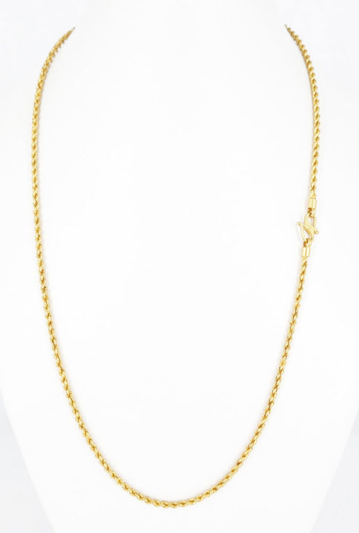 22k gold rope-link neckchain