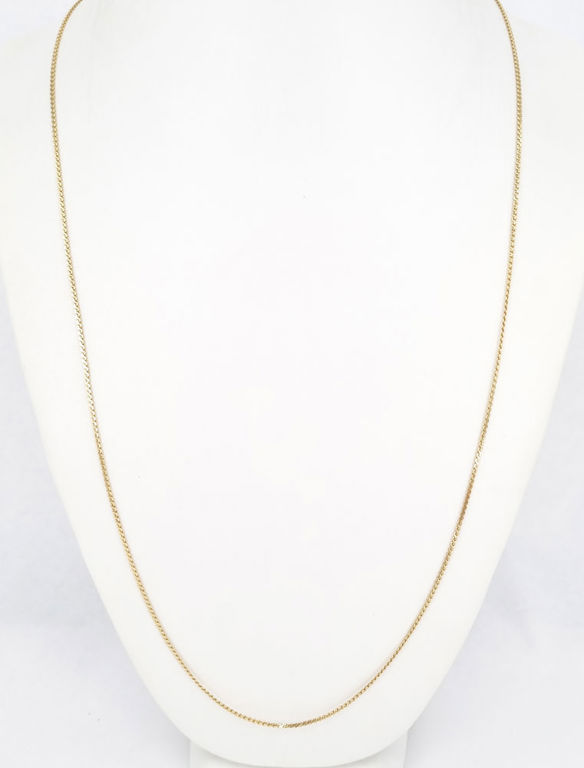 14k yellow gold serpentine chain