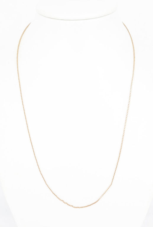 9k rose gold serpentine chain