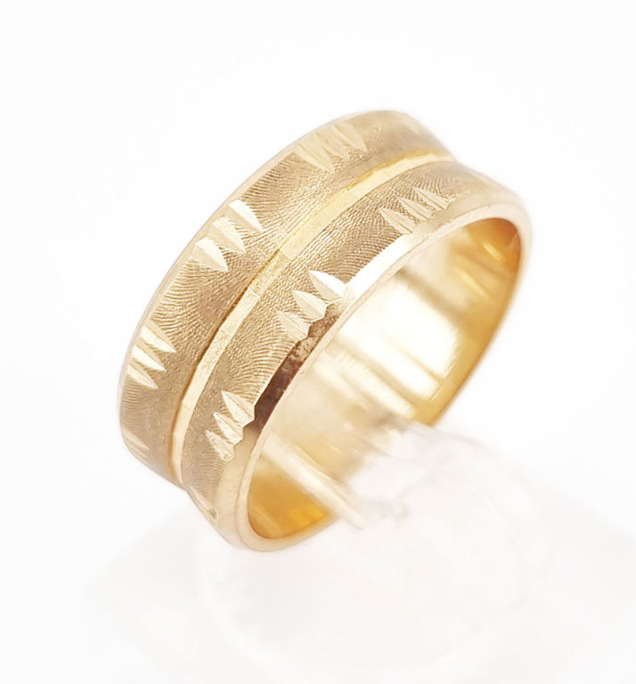 9k wide band ring