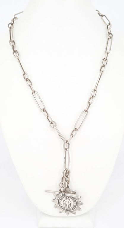 Antique Australian sterling silver fob chain
