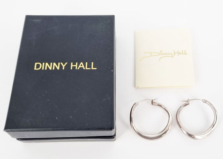 Dinny Hall silver hoop earrings