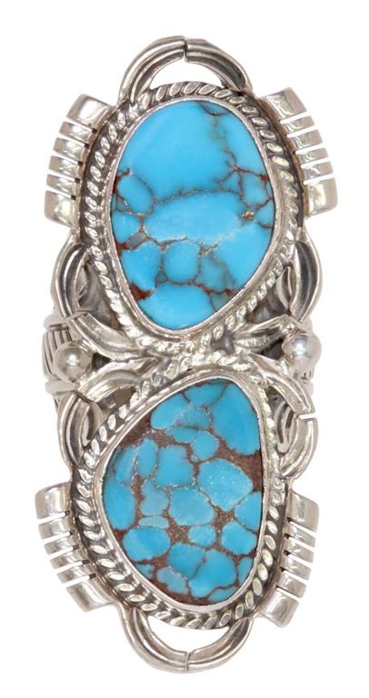 Sterling silver ring with turquoise