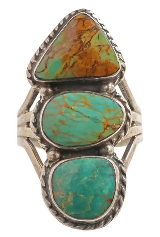 Sterling silver ring with turquoise