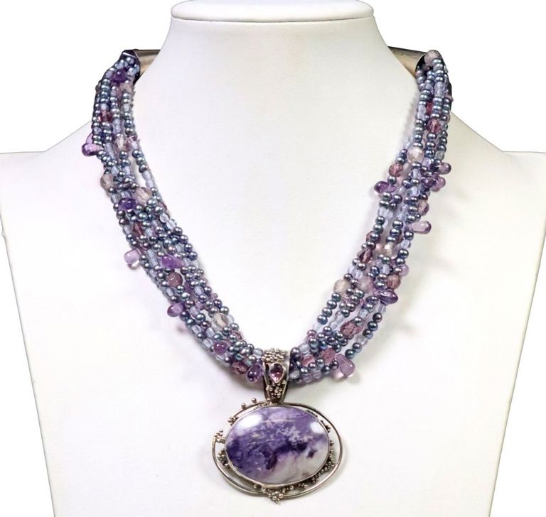 Sterling silver pendant necklace